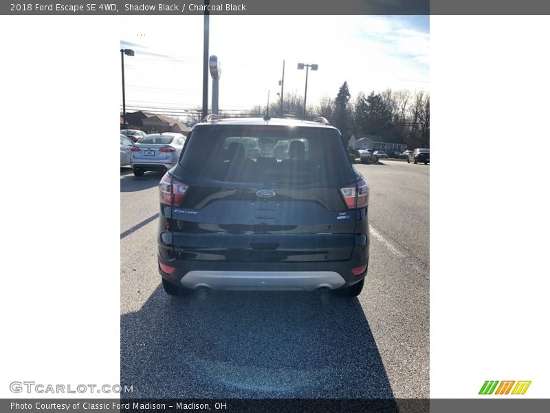 Shadow Black / Charcoal Black 2018 Ford Escape SE 4WD