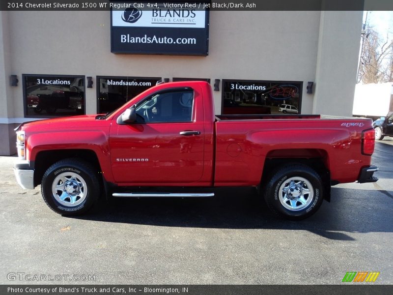 Victory Red / Jet Black/Dark Ash 2014 Chevrolet Silverado 1500 WT Regular Cab 4x4