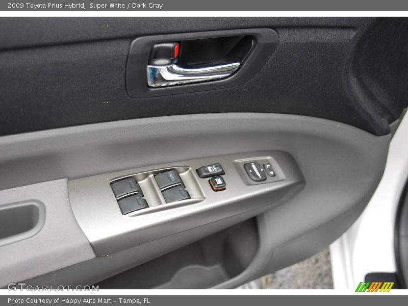 Super White / Dark Gray 2009 Toyota Prius Hybrid
