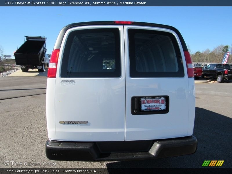 Summit White / Medium Pewter 2017 Chevrolet Express 2500 Cargo Extended WT