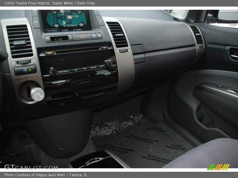 Super White / Dark Gray 2009 Toyota Prius Hybrid