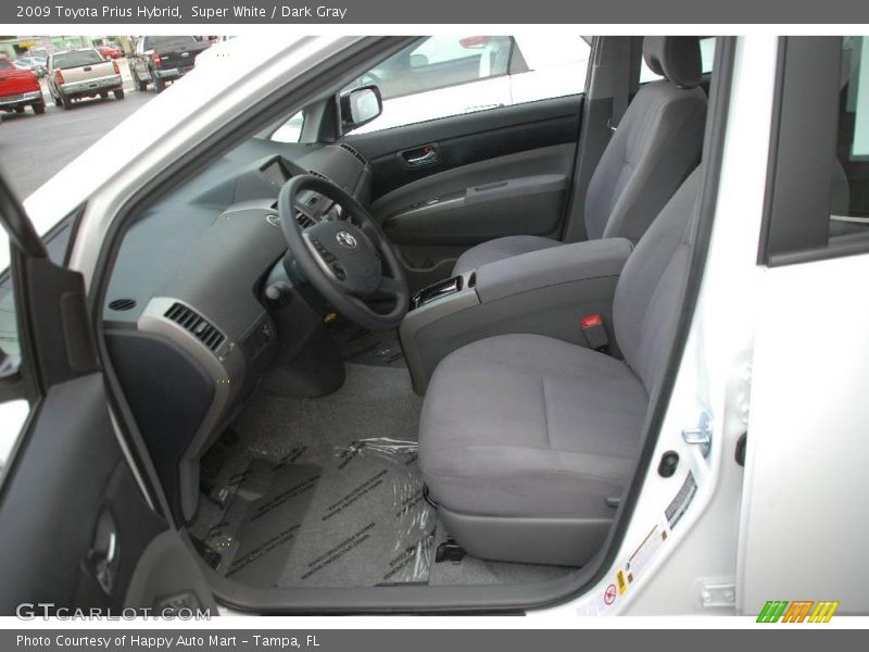 Super White / Dark Gray 2009 Toyota Prius Hybrid