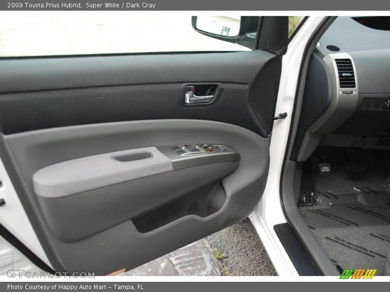 Super White / Dark Gray 2009 Toyota Prius Hybrid