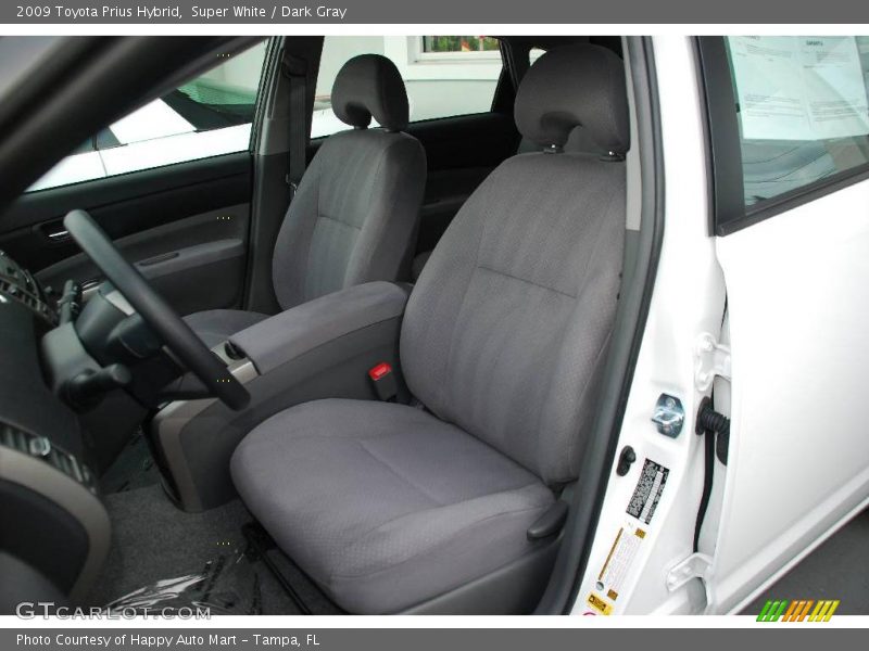 Super White / Dark Gray 2009 Toyota Prius Hybrid