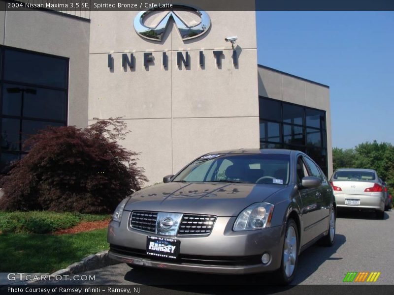 Spirited Bronze / Cafe Latte 2004 Nissan Maxima 3.5 SE