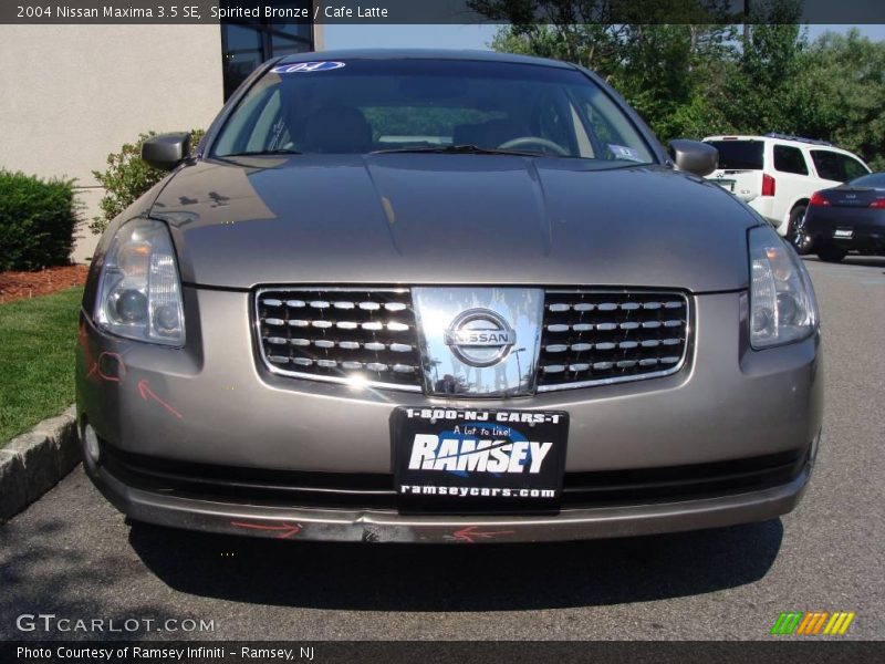Spirited Bronze / Cafe Latte 2004 Nissan Maxima 3.5 SE