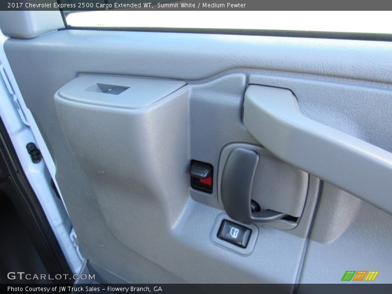 Summit White / Medium Pewter 2017 Chevrolet Express 2500 Cargo Extended WT