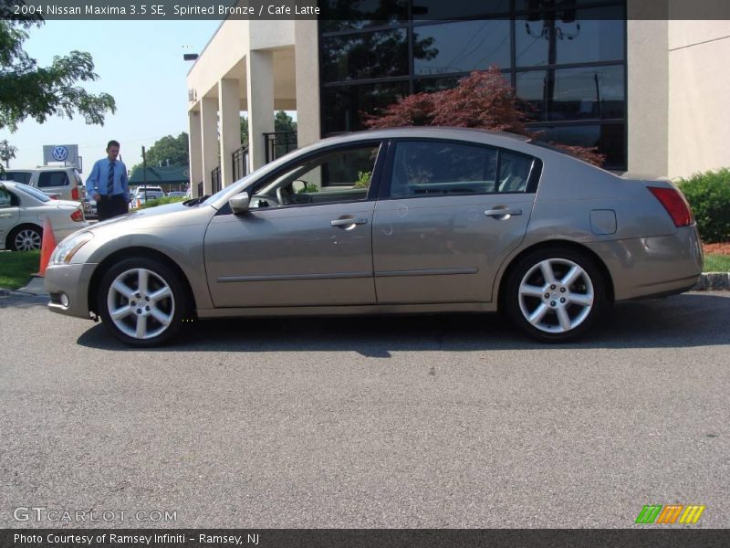 Spirited Bronze / Cafe Latte 2004 Nissan Maxima 3.5 SE