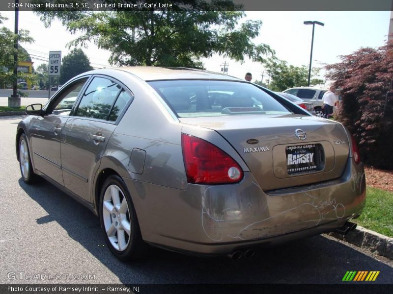 Spirited Bronze / Cafe Latte 2004 Nissan Maxima 3.5 SE