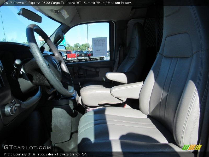 Summit White / Medium Pewter 2017 Chevrolet Express 2500 Cargo Extended WT