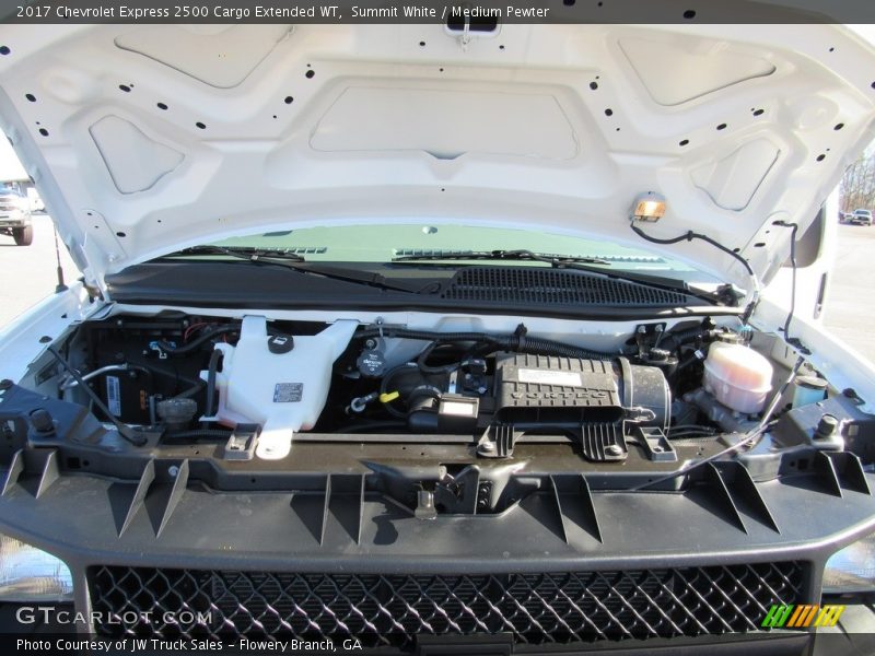 Summit White / Medium Pewter 2017 Chevrolet Express 2500 Cargo Extended WT