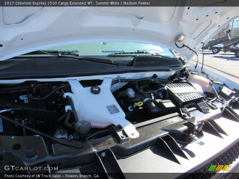 Summit White / Medium Pewter 2017 Chevrolet Express 2500 Cargo Extended WT