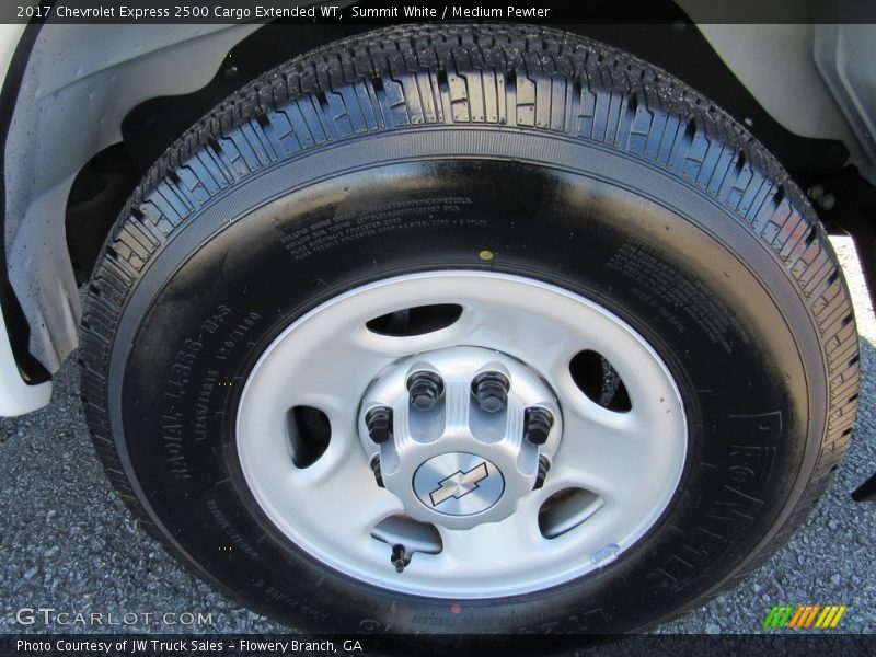Summit White / Medium Pewter 2017 Chevrolet Express 2500 Cargo Extended WT