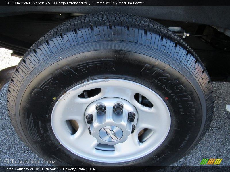 Summit White / Medium Pewter 2017 Chevrolet Express 2500 Cargo Extended WT
