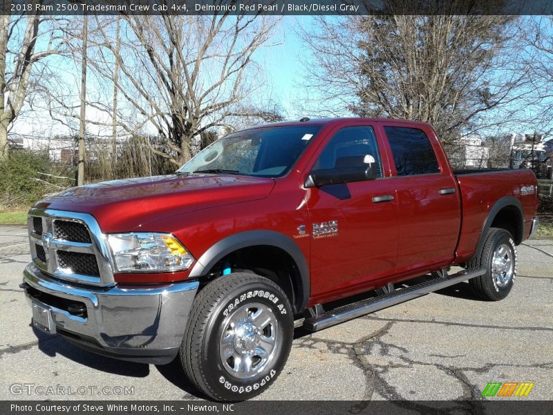 Delmonico Red Pearl / Black/Diesel Gray 2018 Ram 2500 Tradesman Crew Cab 4x4
