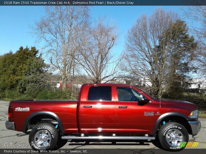 Delmonico Red Pearl / Black/Diesel Gray 2018 Ram 2500 Tradesman Crew Cab 4x4