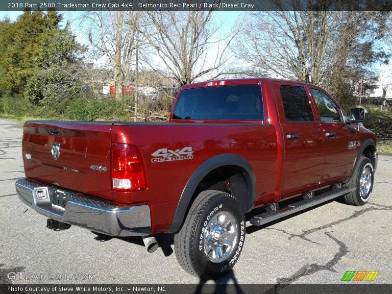 Delmonico Red Pearl / Black/Diesel Gray 2018 Ram 2500 Tradesman Crew Cab 4x4