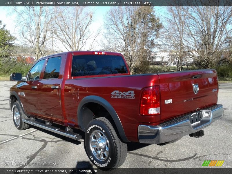 Delmonico Red Pearl / Black/Diesel Gray 2018 Ram 2500 Tradesman Crew Cab 4x4