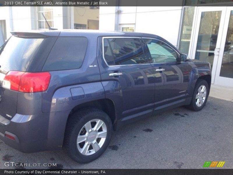 Atlantis Blue Metallic / Jet Black 2013 GMC Terrain SLE AWD