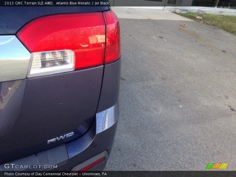 Atlantis Blue Metallic / Jet Black 2013 GMC Terrain SLE AWD