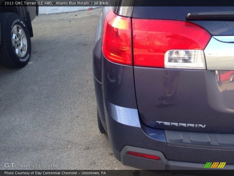 Atlantis Blue Metallic / Jet Black 2013 GMC Terrain SLE AWD