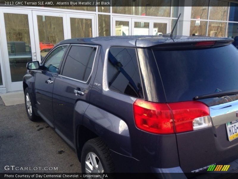 Atlantis Blue Metallic / Jet Black 2013 GMC Terrain SLE AWD