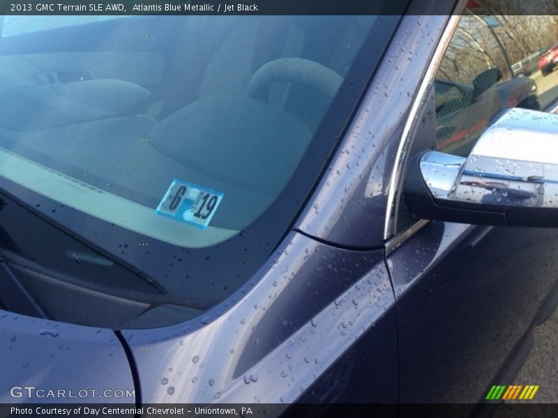 Atlantis Blue Metallic / Jet Black 2013 GMC Terrain SLE AWD