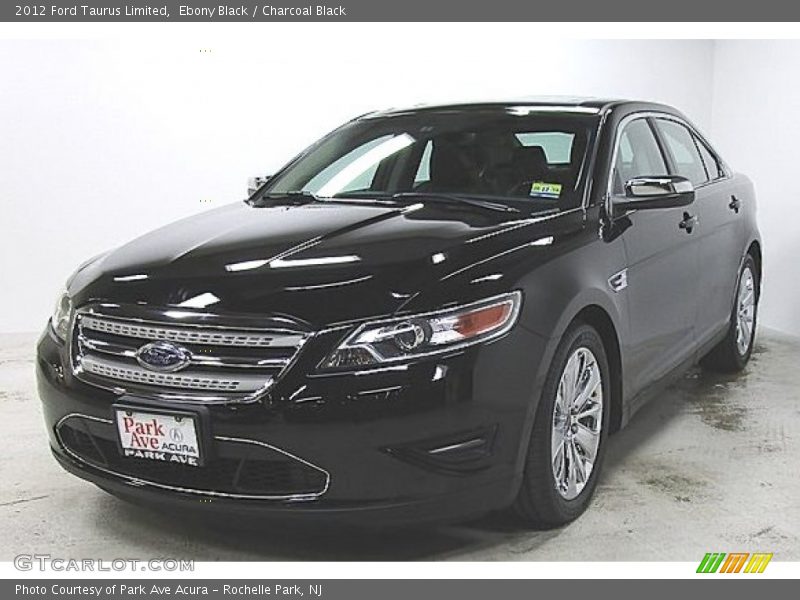 Ebony Black / Charcoal Black 2012 Ford Taurus Limited