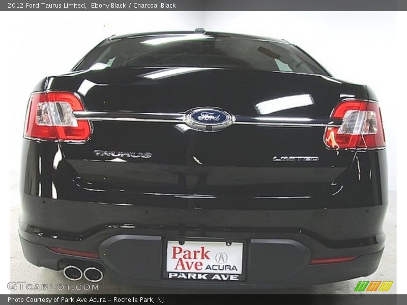 Ebony Black / Charcoal Black 2012 Ford Taurus Limited