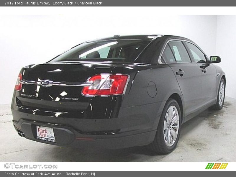 Ebony Black / Charcoal Black 2012 Ford Taurus Limited
