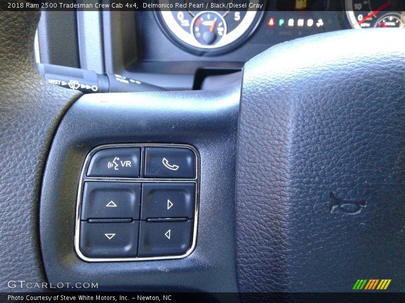 Delmonico Red Pearl / Black/Diesel Gray 2018 Ram 2500 Tradesman Crew Cab 4x4