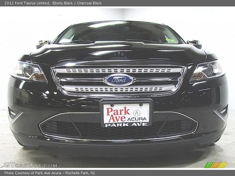 Ebony Black / Charcoal Black 2012 Ford Taurus Limited