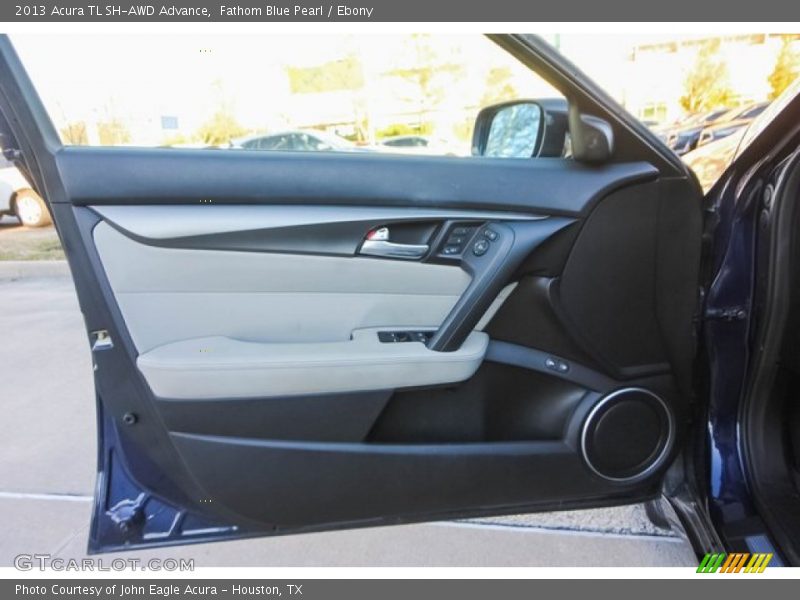 Fathom Blue Pearl / Ebony 2013 Acura TL SH-AWD Advance