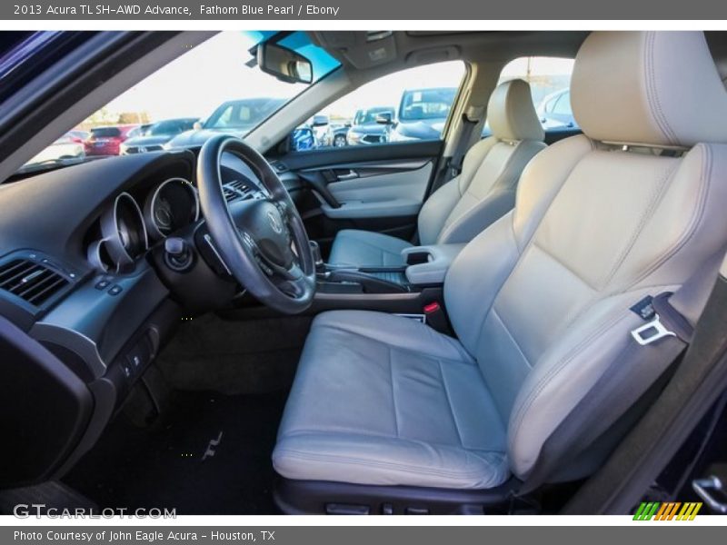 Fathom Blue Pearl / Ebony 2013 Acura TL SH-AWD Advance