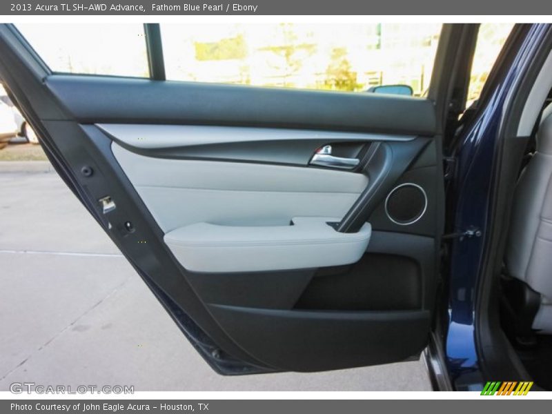 Fathom Blue Pearl / Ebony 2013 Acura TL SH-AWD Advance