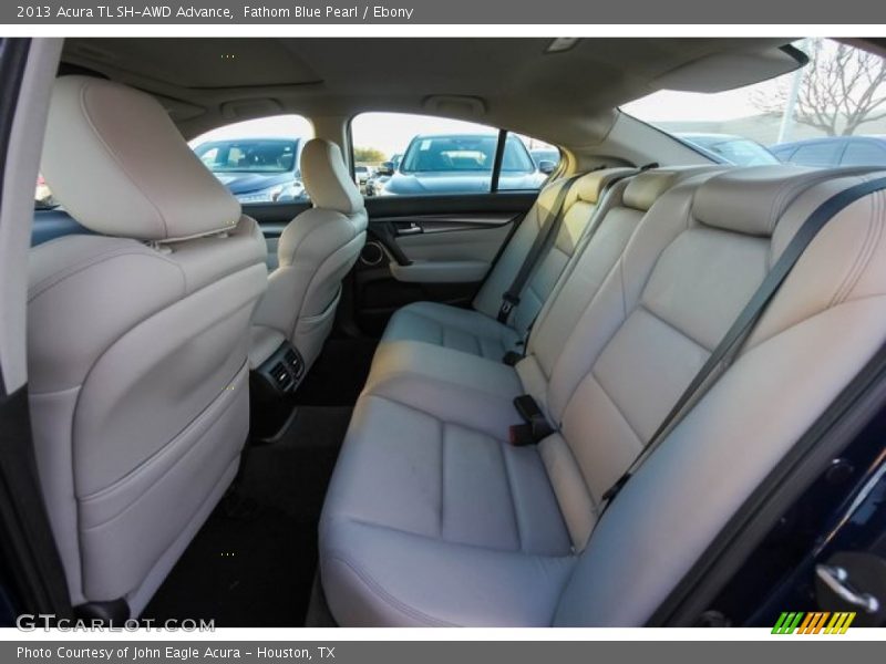 Fathom Blue Pearl / Ebony 2013 Acura TL SH-AWD Advance