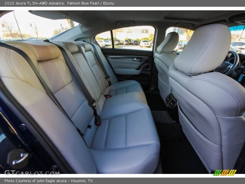 Fathom Blue Pearl / Ebony 2013 Acura TL SH-AWD Advance