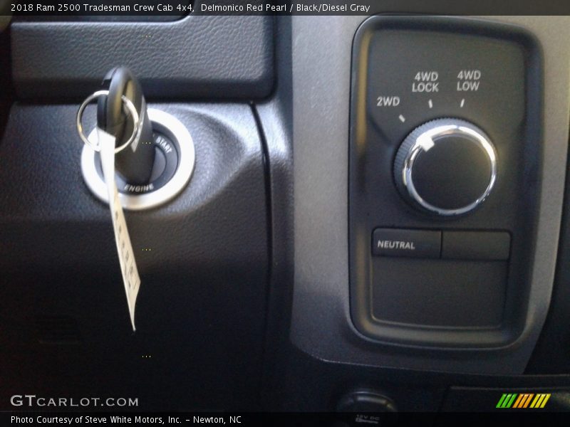 Delmonico Red Pearl / Black/Diesel Gray 2018 Ram 2500 Tradesman Crew Cab 4x4