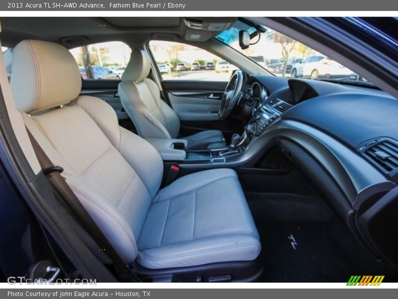 Fathom Blue Pearl / Ebony 2013 Acura TL SH-AWD Advance