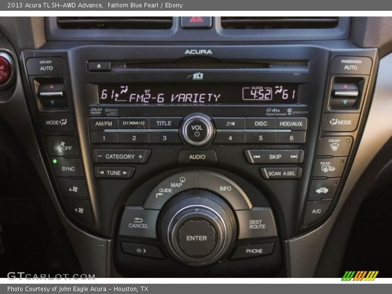Fathom Blue Pearl / Ebony 2013 Acura TL SH-AWD Advance