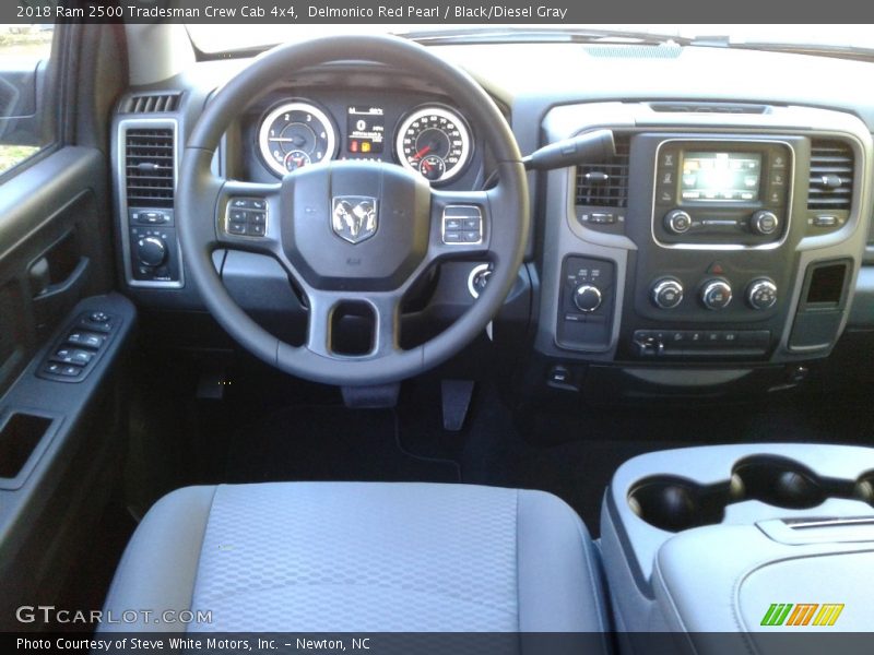 Delmonico Red Pearl / Black/Diesel Gray 2018 Ram 2500 Tradesman Crew Cab 4x4