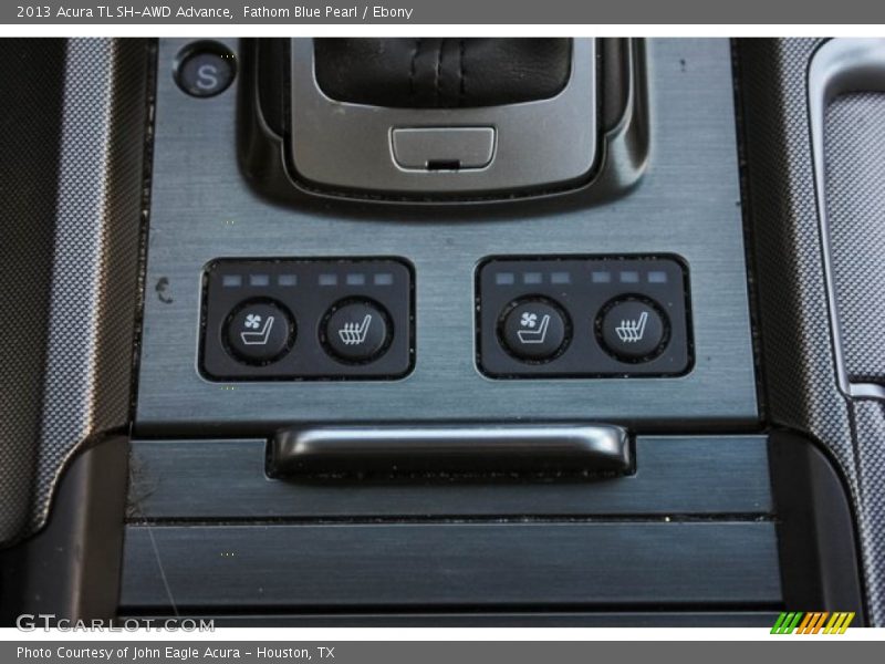 Fathom Blue Pearl / Ebony 2013 Acura TL SH-AWD Advance