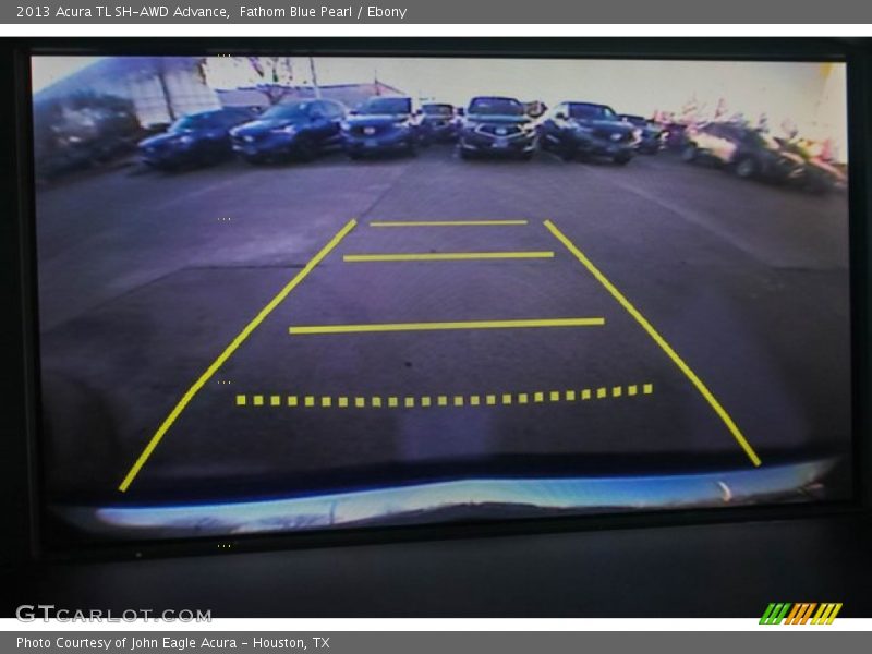 Fathom Blue Pearl / Ebony 2013 Acura TL SH-AWD Advance