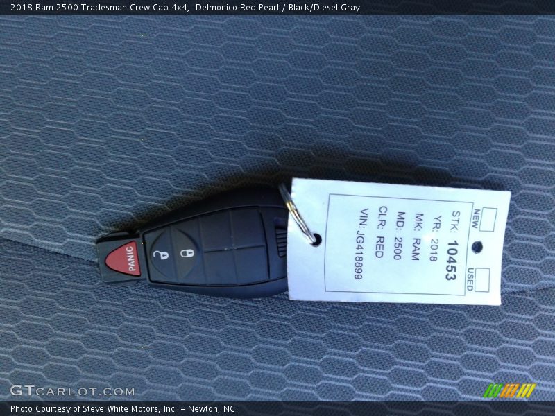 Delmonico Red Pearl / Black/Diesel Gray 2018 Ram 2500 Tradesman Crew Cab 4x4