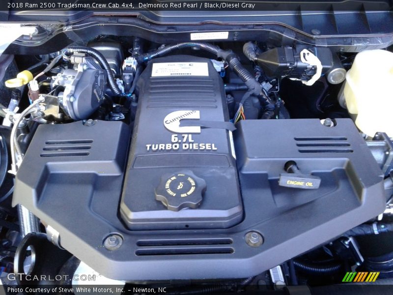 Delmonico Red Pearl / Black/Diesel Gray 2018 Ram 2500 Tradesman Crew Cab 4x4