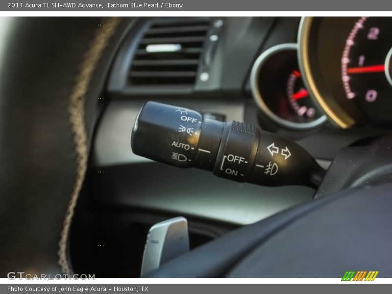 Fathom Blue Pearl / Ebony 2013 Acura TL SH-AWD Advance