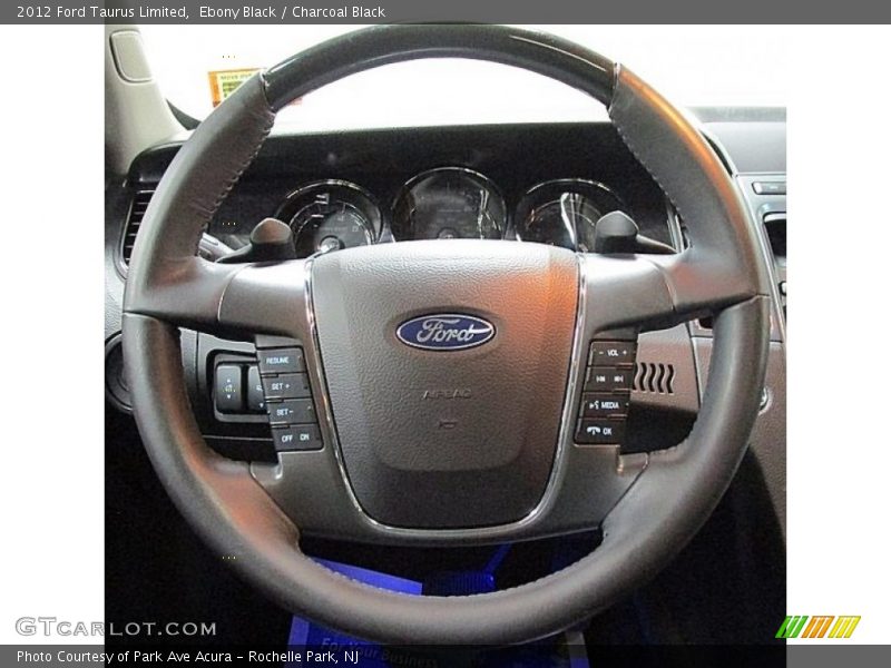 Ebony Black / Charcoal Black 2012 Ford Taurus Limited