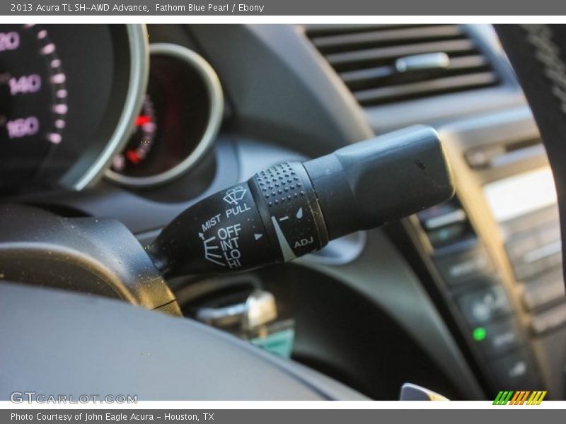 Fathom Blue Pearl / Ebony 2013 Acura TL SH-AWD Advance