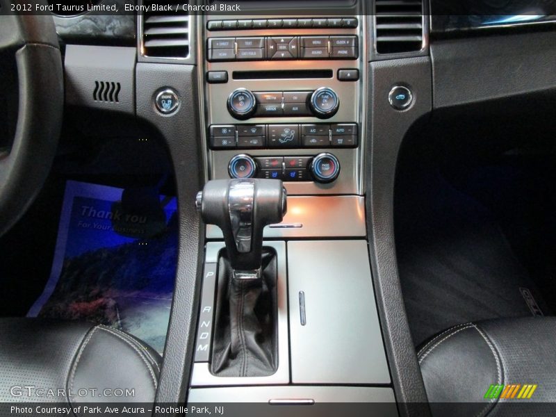 Ebony Black / Charcoal Black 2012 Ford Taurus Limited