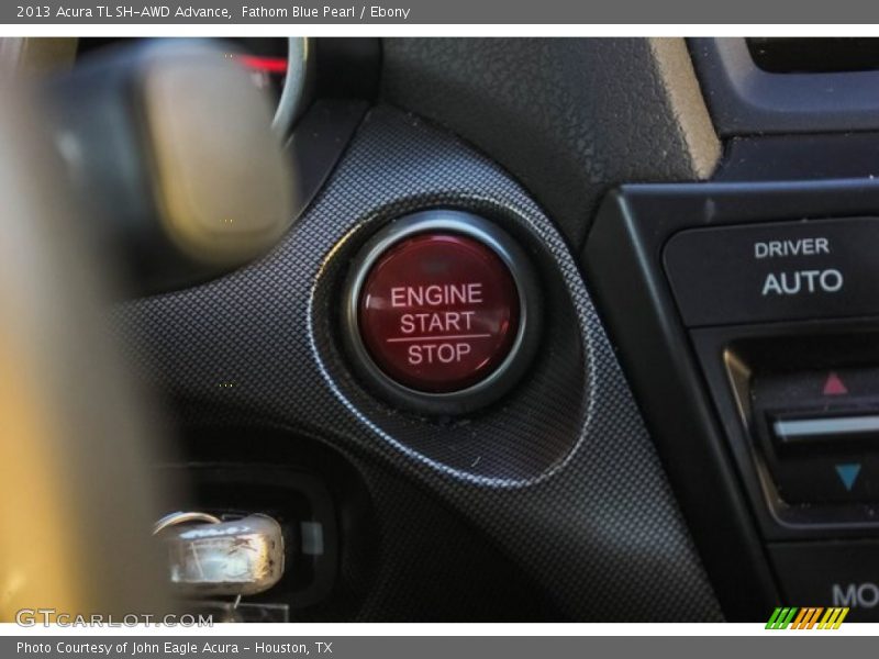 Fathom Blue Pearl / Ebony 2013 Acura TL SH-AWD Advance